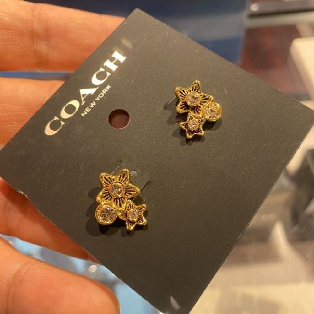 Five-pointed star Earrings - Picture 5 of 8